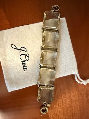 J. Crew Crystal Link Bracelet
